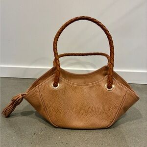 New Desmo Leather Hobo Shoulder Bag Made in Italy